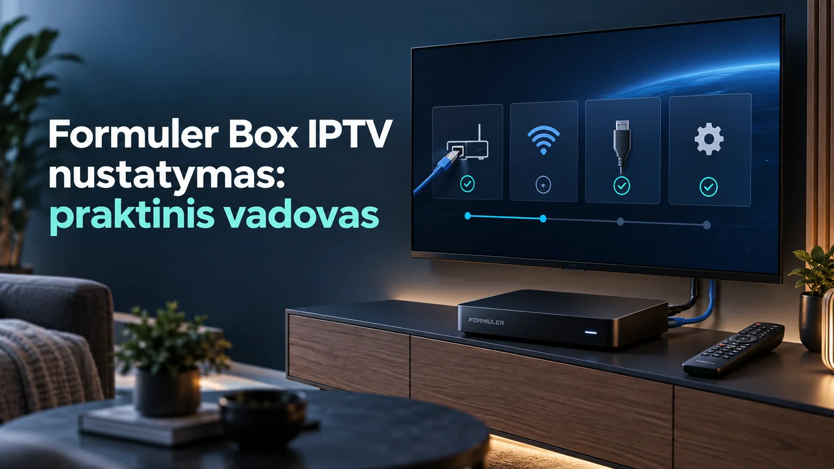 Formuler Box IPTV nustatymas: praktinis vadovas