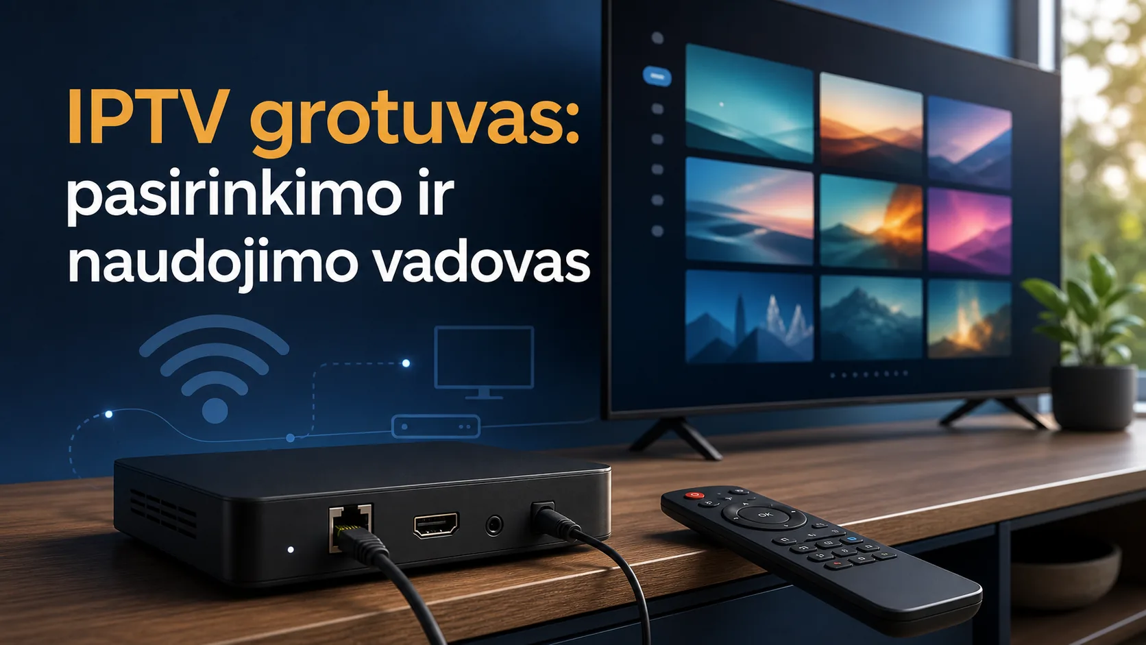 IPTV grotuvas: pasirinkimo ir naudojimo vadovas