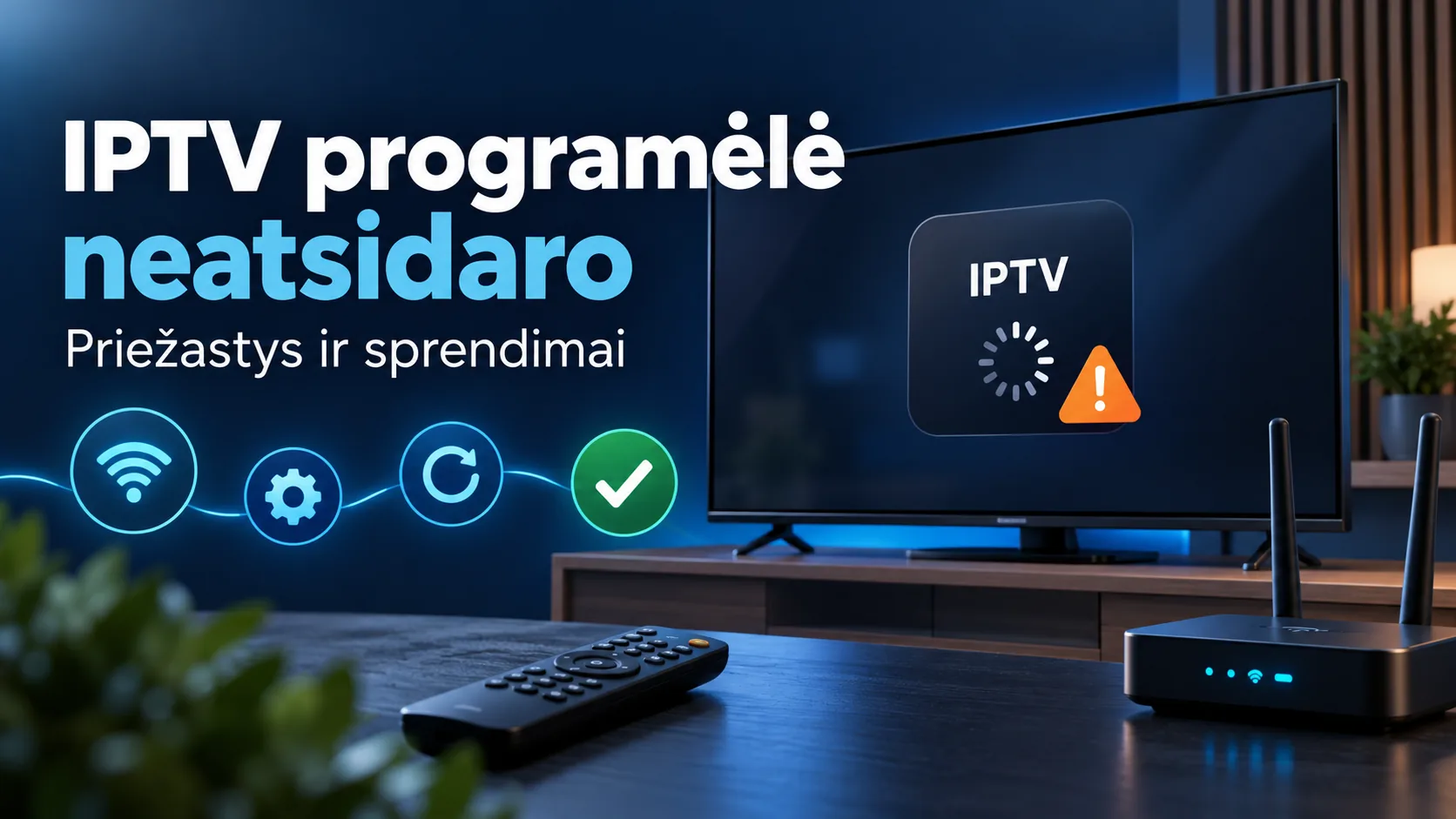 iptv programėlė neatsidaro — IPTV programėlė neatsidaro: priežastys ir sprendimai