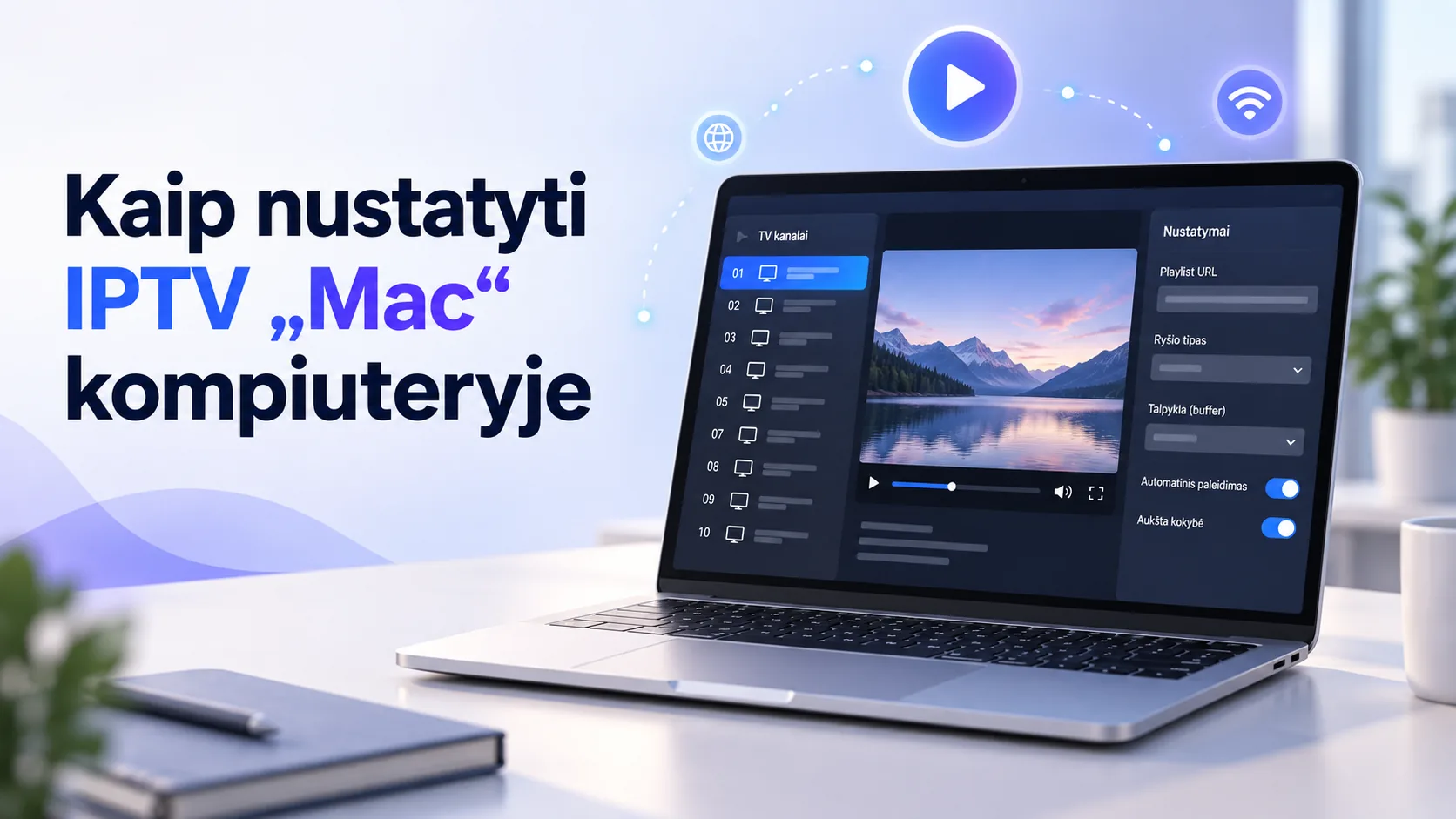 macos iptv nustatymas — Kaip nustatyti IPTV „Mac“ kompiuteryje