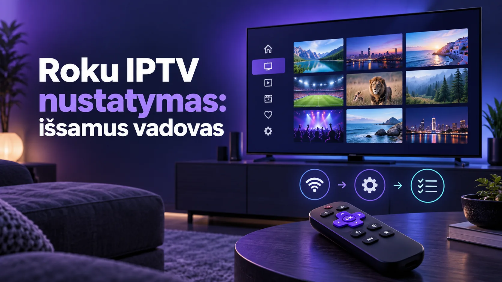 Roku IPTV nustatymas: išsamus vadovas