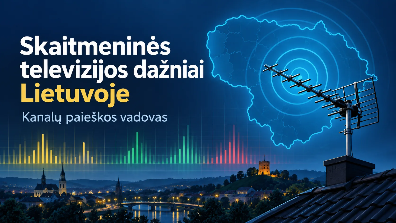 skaitmenine televizija dazniai — Skaitmeninės televizijos dažniai Lietuvoje: kanalų paieškos vadovas