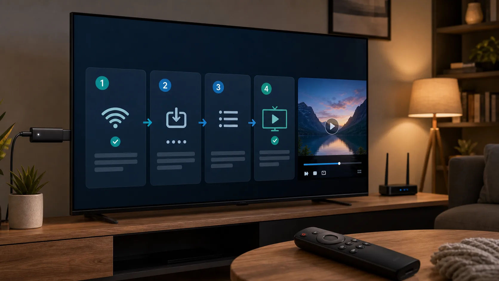 Kaip nustatyti IPTV „Xiaomi TV Stick“ įrenginyje